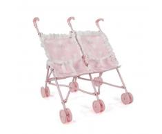 Silla paseo gemelar para muñecas carlota de La NIna