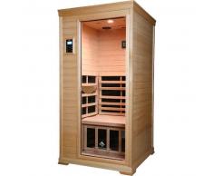 HealthYUKANE Sauna Infrarrojos LOW EMF 1 Persona Hemlock Hipoalergénico