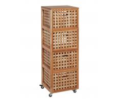 JYSK Cajonera con ruedas Tim (4 cajones)