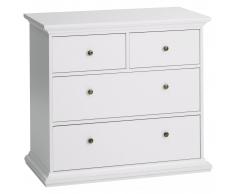 JYSK Cómoda Pariso (2+2 cajones, blanca)
