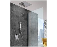 Imex Products, S.L. Griferias de Baño y Cocina Conjunto de ducha empotrada techo rociador 40cm serie volga