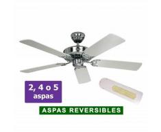 CasaFan Ventilador De Techo Casafan 513202 Classic Royal 132 Blanco O Mimbre/cromado