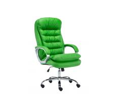 CLP Silla de oficina XXL Vancouver, verde verde, altura del asiento