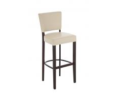 CLP Taburete Lionel, cappuccino/crema cappuccino/crema, altura del asiento