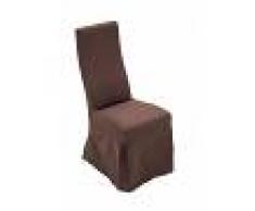 CLP Silla de Comedor Borkum con Funda Extraíble, marrón marrón, altura del asiento