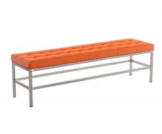 Banco St. Pauli tapizado de cuero sintético, naranja CLP naranja, altura del asiento