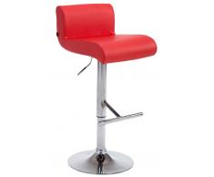 CLP Taburete California, rojo rojo, altura del asiento