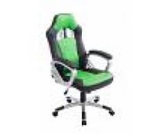 CLP Silla de oficina XL Morgan, negro/verde negro/verde, altura del asiento