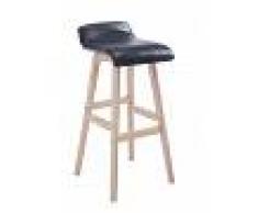 CLP Taburete de Bar Cornelia , negro negro, altura del asiento
