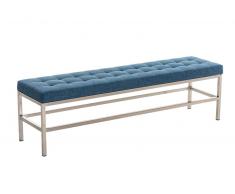 Banco St. Pauli tapizado de tela, azul CLP azul, altura del asiento