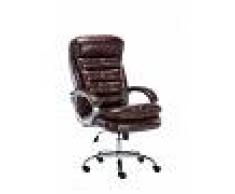 CLP Silla de oficina XXL Vancouver, burdeos burdeos, altura del asiento