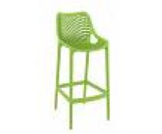 CLP Taburete para exterior AIR, verde verde, altura del asiento