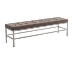 Banco St. Pauli tapizado de tela, gris CLP gris, altura del asiento