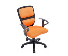 CLP Silla de oficina Einstein para niños , negro/naranja Barhocker CLP