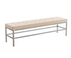 Banco St. Pauli tapizado de tela, crema CLP crema, altura del asiento