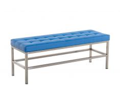 Banco St. Pauli tapizado de cuero sintético, azul CLP azul, altura del asiento