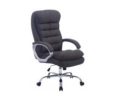 CLP Silla de oficina XXL Vancouver Tela, gris oscuro gris oscuro, altura del asiento