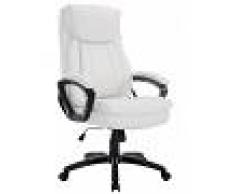 CLP Silla de oficina XL PLATON , blanco blanco, altura del asiento