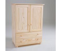La Redoute Interieurs Armario de pino macizo, altura 120 cm, Redmond beige