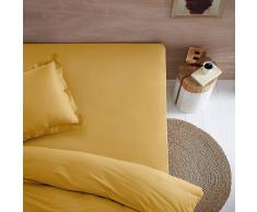 SCENARIO Sábana bajera 100% algodón orgánico para cama articulada amarillo
