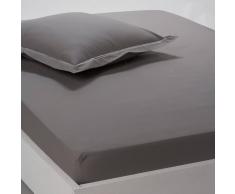 La Redoute Interieurs Sábana bajera ajustable de percal 100% algodón, PALACE gris
