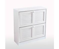 La Redoute Interieurs Mueble zapatero Mayor (hasta 16 pares) blanco
