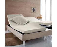 SCENARIO Sábana bajera de punto 100% algodón orgánico para cama articulada beige