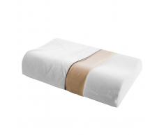 La Redoute Interieurs Almohada ergonómica antiácaros con memoria de forma blanco