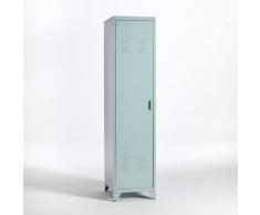 La Redoute Interieurs Armario vestuario americano 1 puerta de metal, Hiba azul