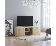 vidaXL Mueble para TV aglomerado color roble Sonoma 120x34x37 cm
