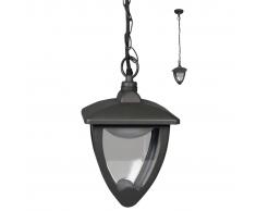 Luxform Lámpara colgante LED Luxembourg antracita LUX1609Z