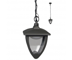 Luxform Lámpara colgante LED Luxembourg antracita LUX1609Z