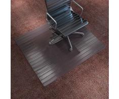 vidaXL Alfombra para silla/Alfombra de protección bambú marrón