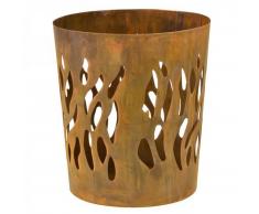 Esschert Design Cesta guarda leña redonda, FF216