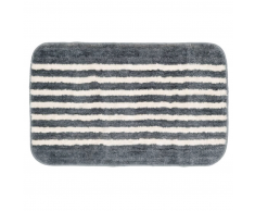 Sealskin Alfombra de baño gris con rayas 50 x 80 cm, 294385414