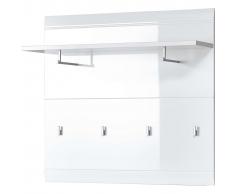 Germania Perchero de panel Adana blanco 3575-84