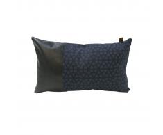 Overseas Almohada Batik 50x30 cm Azul marino