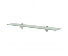 vidaXL Estante flotante de cristal 60x10 cm 8 mm