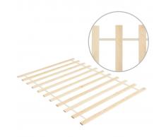 vidaXL Somier enrollable con 11 láminas madera pino maciza 100x200 cm