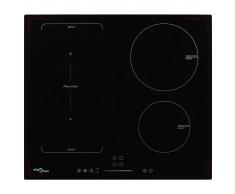 vidaXL Placa de inducción 4 quemadores táctil Flexible Zone 7000 W