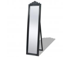 vidaXL Espejo de pie estilo barroco 160x40 cm negro