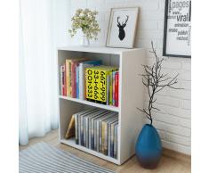 vidaXL Estantería madera aglomerada 60x31x78 cm blanca