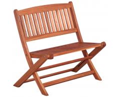 vidaXL Banco de jardín para niños madera maciza de eucalipto 61 cm