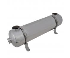 vidaXL Intercambiador de calor para piscina, 613 x 134 mm, 75 kW