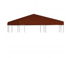 vidaXL Toldo de cenador terracota 310 g/m² 3x3 m