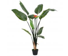 vidaXL Planta strelitzia reginae ave del paraíso artificial 155 cm
