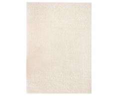 vidaXL Alfombra shaggy peluda 120x170 cm color crema