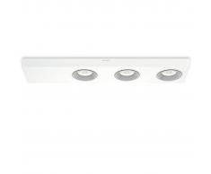 Philips Lámpara de techo LED Instyle Quine blanca 3x4,5 W 312133116