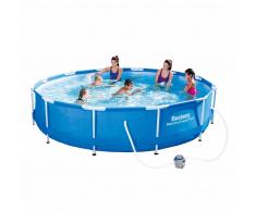 Bestway Conjunto de piscina Sirocco redondo azul 366 cm 56416
