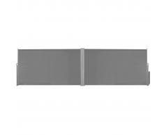 vidaXL Toldo lateral retráctil gris 180x600 cm